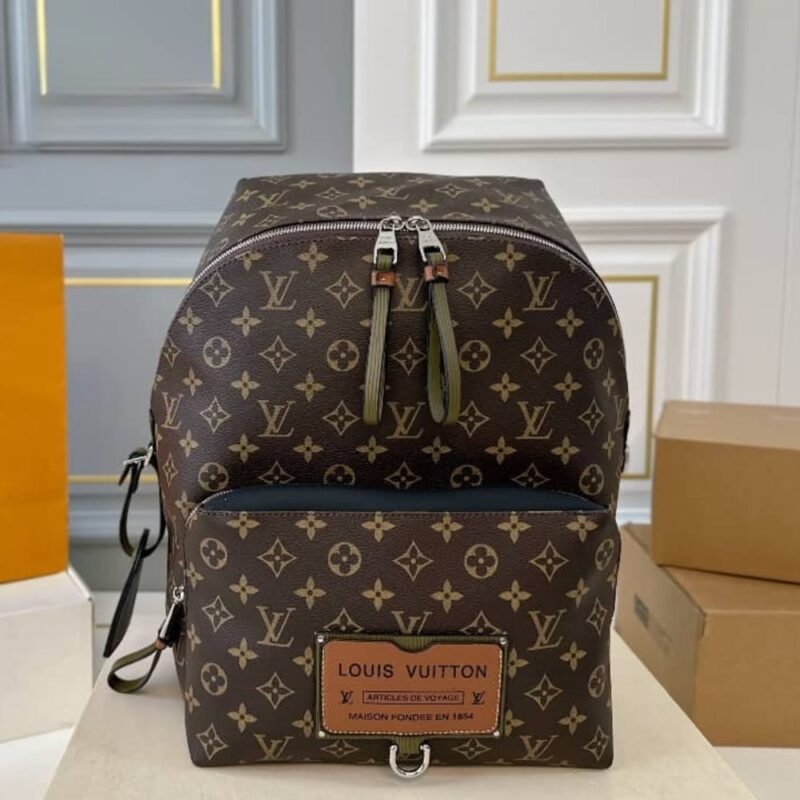 Alternative view of LOUIS VUITTON DISCOVERY BACKPACK SAFARI MONOGRAM BROWN 37CM