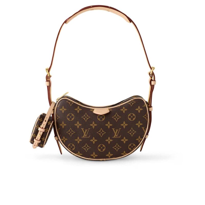 LOUIS VUITTON CROISSANT MM MONOGRAM CANVAS 25CM M46828