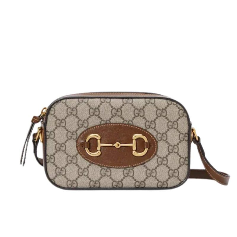 GUCCI HORSEBIT 1955 SMALL SHOULDER BAG BEIGE 21CM 760196 92TCG 8563