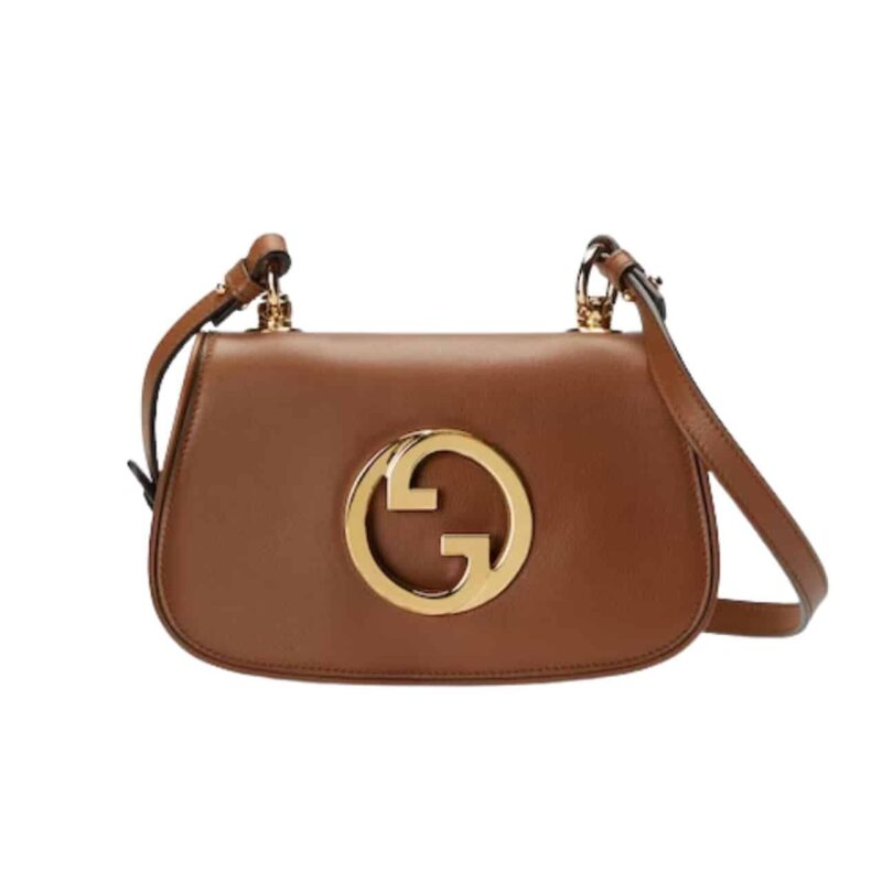 GUCCI BLONDIE MINI BAG BROWN 22CM 698643 UXXAG 2671