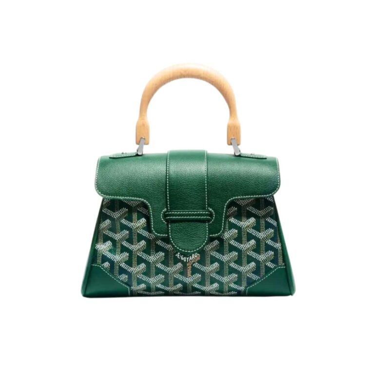 GOYARD SAÏGON SOUPLE MINI BAG GREEN 20CM SAIGONMINTY09CL09P