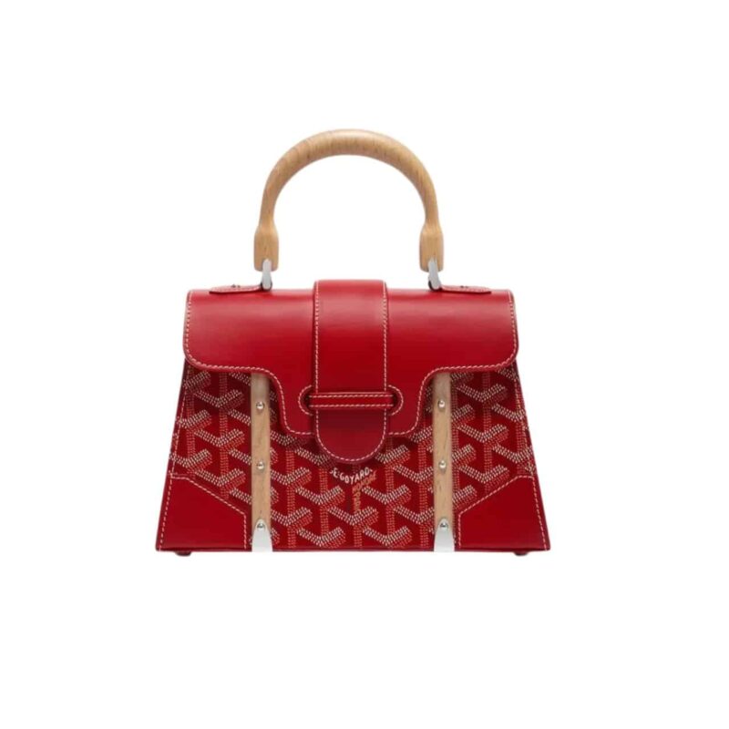 GOYARD SAÏGON STRUCTURÉ MINI BAG RED 22CM SAIGOBMINTY02CL02P