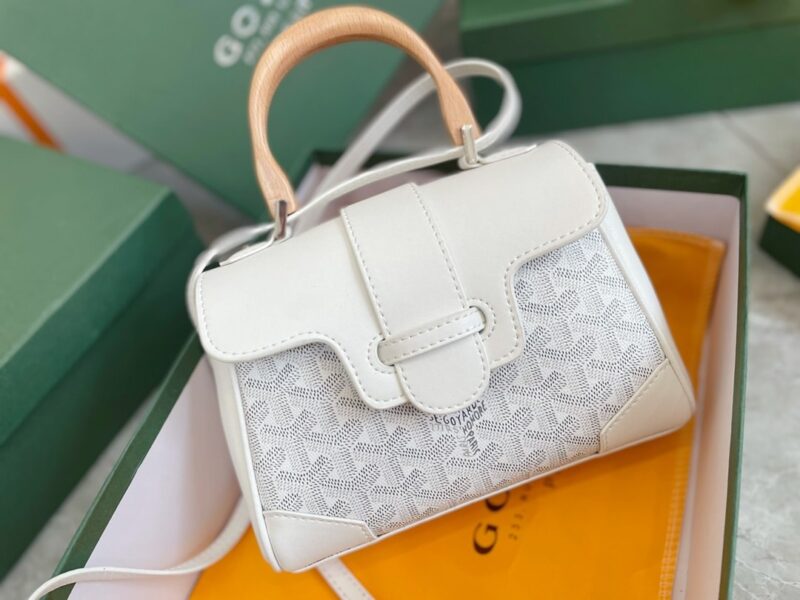 Alternative view of GOYARD SAÏGON SOUPLE MINI BAG WHITE 20CM SAIGONMINTY50CL50P