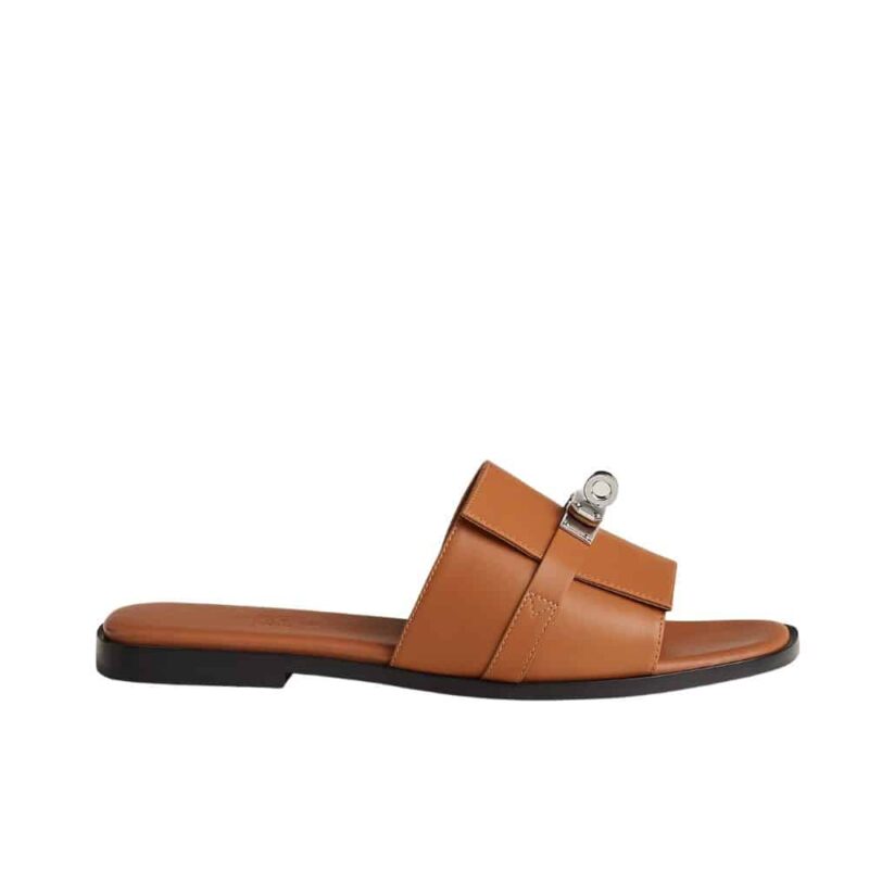 HERMES GIULIA SANDAL BROWN H231056Z A3360