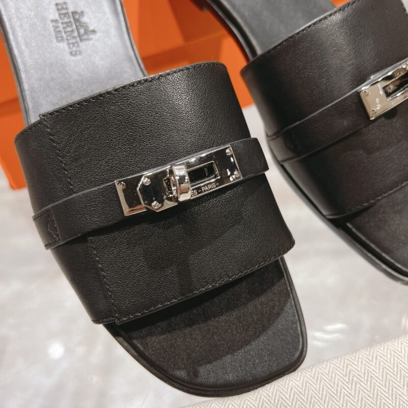 Alternative view of HERMES GIULIA SANDAL BLACK H231056Z 02350
