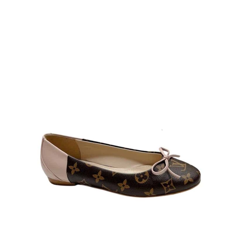 LOUIS VUITTON JOY BALLERINA FLATS MONOGRAM BEIGE