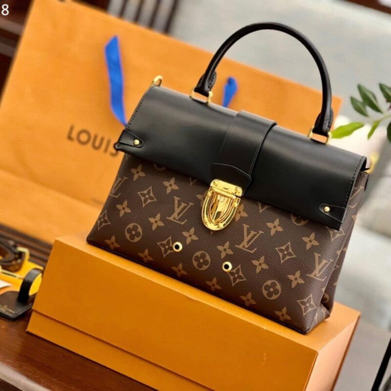 Alternative view of LOUIS VUITTON ONE HANDLE FLAP BAG MONOGRAM BROWN 26CM M43125