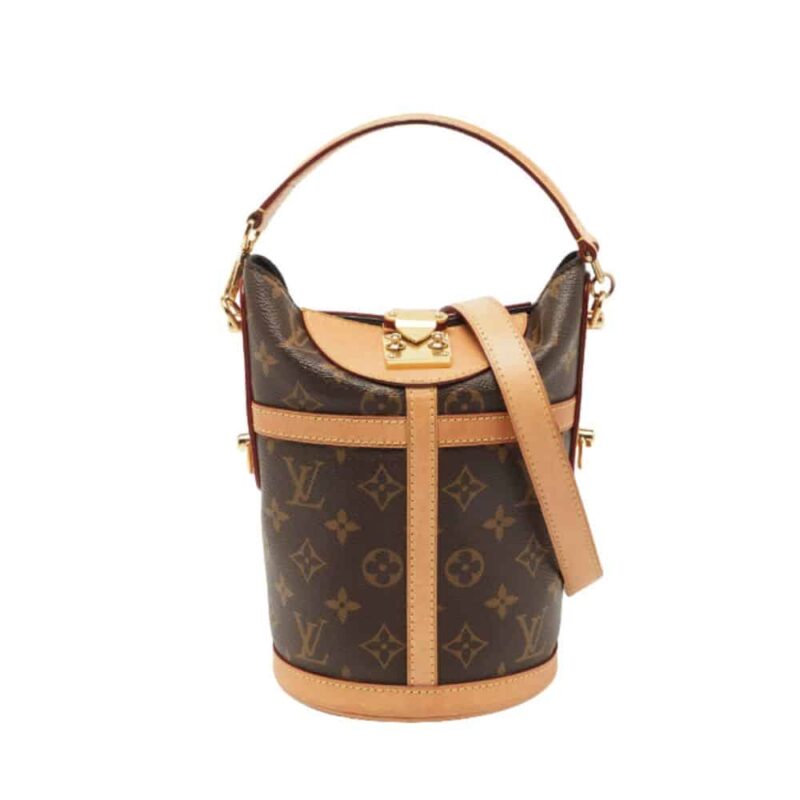 LOUIS VUITTON DUFFLE MONOGRAM BROWN 22CM
