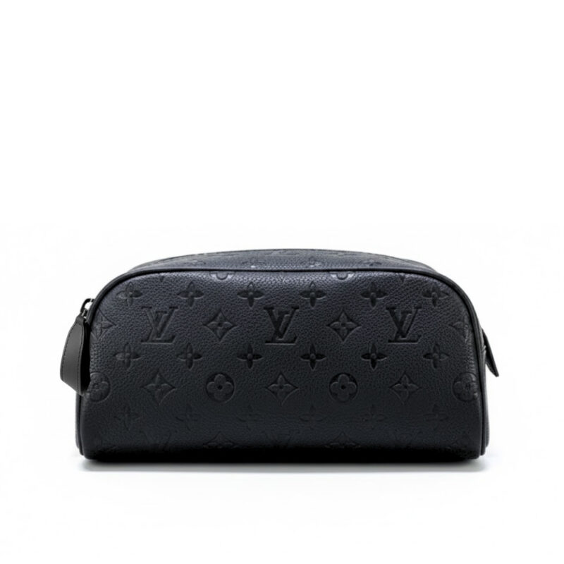 Louis Vuitton Dopp Kit Monogram Black 27Cm M59478