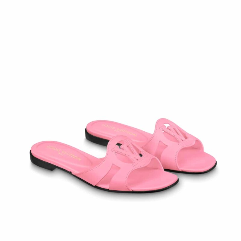 LOUIS VUITTON LV ISOLA FLAT MULE PINK 1ABP3Q