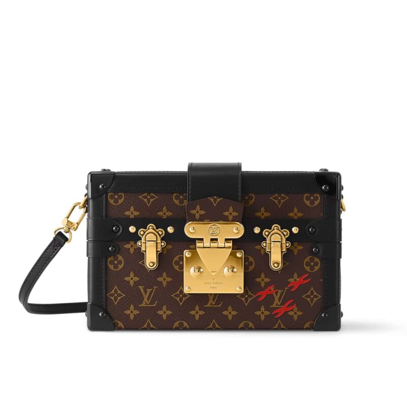 LOUIS VUITTON PETITE MALLE MONOGRAM DARK BROWN 20CM M45943