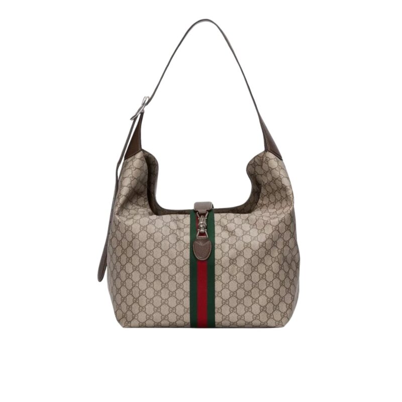 GUCCI JACKIE 1961 MEDIUM SHOULDER BAG BEIGE 35CM 758684 FACIP 8747