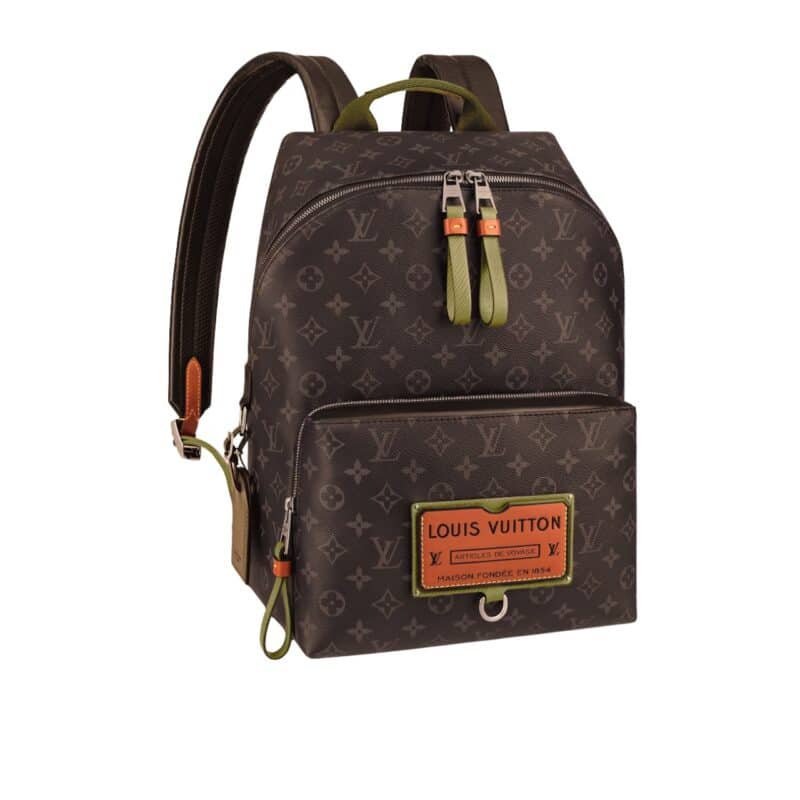 LOUIS VUITTON DISCOVERY BACKPACK SAFARI MONOGRAM BROWN 37CM