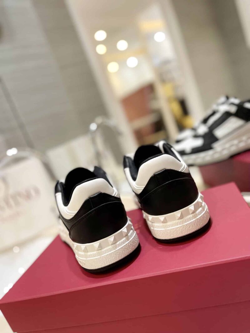 Alternative view of VALENTINO GARAVANI FREEDOTS LOW TOP SNEAKER IN CALFSKIN BLACK 4Y2S0H43RDG 0NI