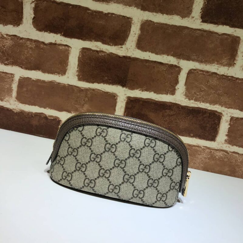 Alternative view of GUCCI OPHIDIA GG COSMETIC POUCH BROWN