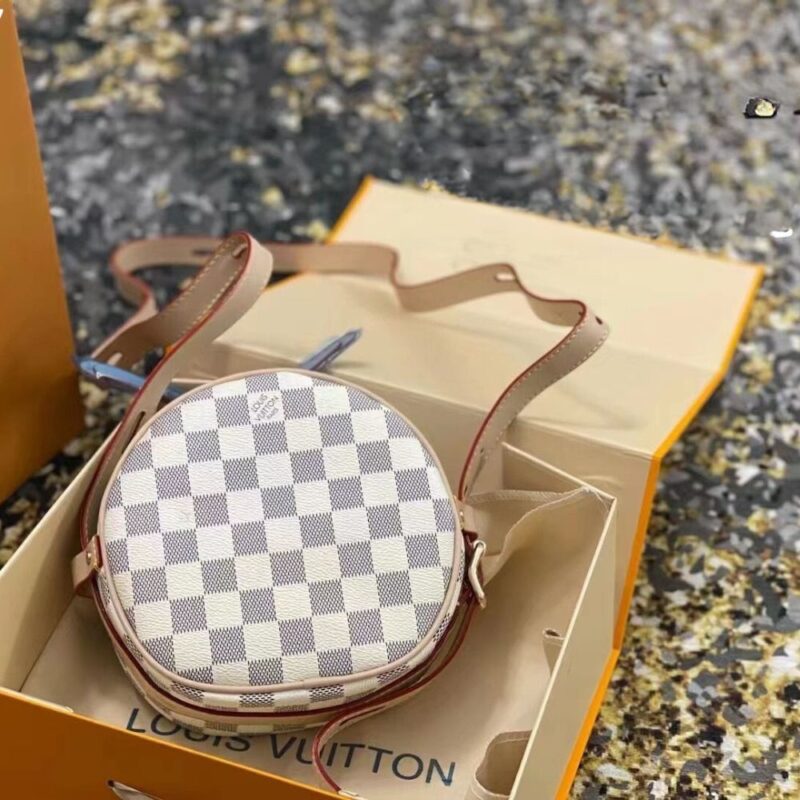 Alternative view of LOUIS VUITTON BOITE CHAPEAU SOUPLE BAG DAMIER AZUR 17CM
