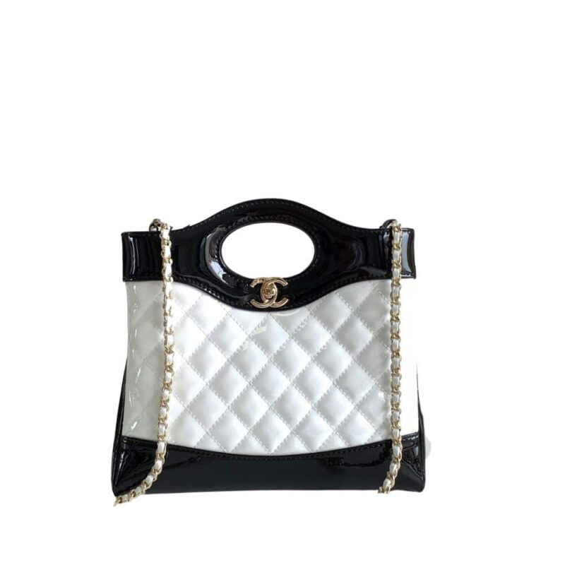 CHANEL 31 MINI SHOPPING BAG WHITE 24CM