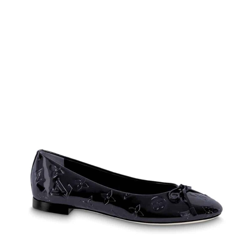 LOUIS VUITTON NINA FLAT BALLERINA BLACK