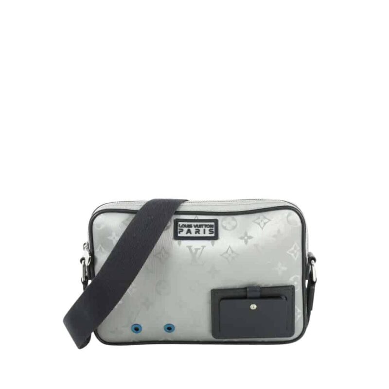 LOUIS VUITTON ALPHA MESSENGER BAG SATELLITE CANVAS 26CM