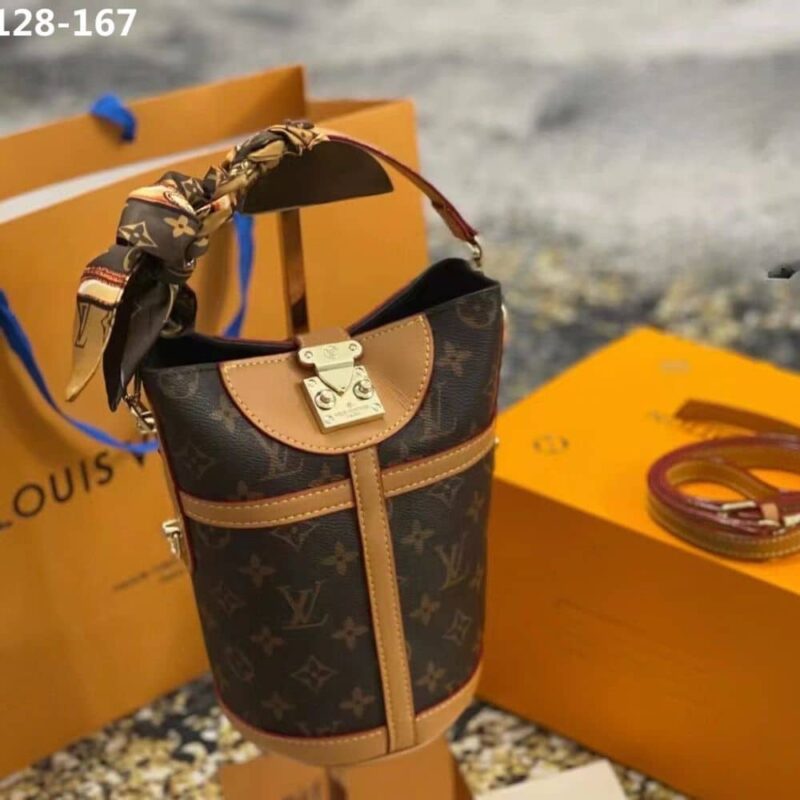 Alternative view of LOUIS VUITTON DUFFLE MONOGRAM BROWN 22CM