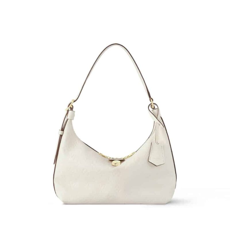 LOUIS VUITTON SAC SPORT BAG MONOGRAM EMPREINTE WHITE 26CM