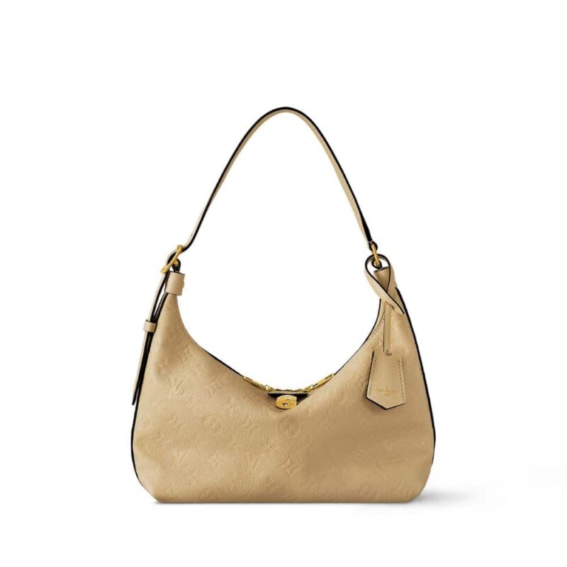 LOUIS VUITTON SAC SPORT BAG MONOGRAM EMPREINTE BEIGE 26CM