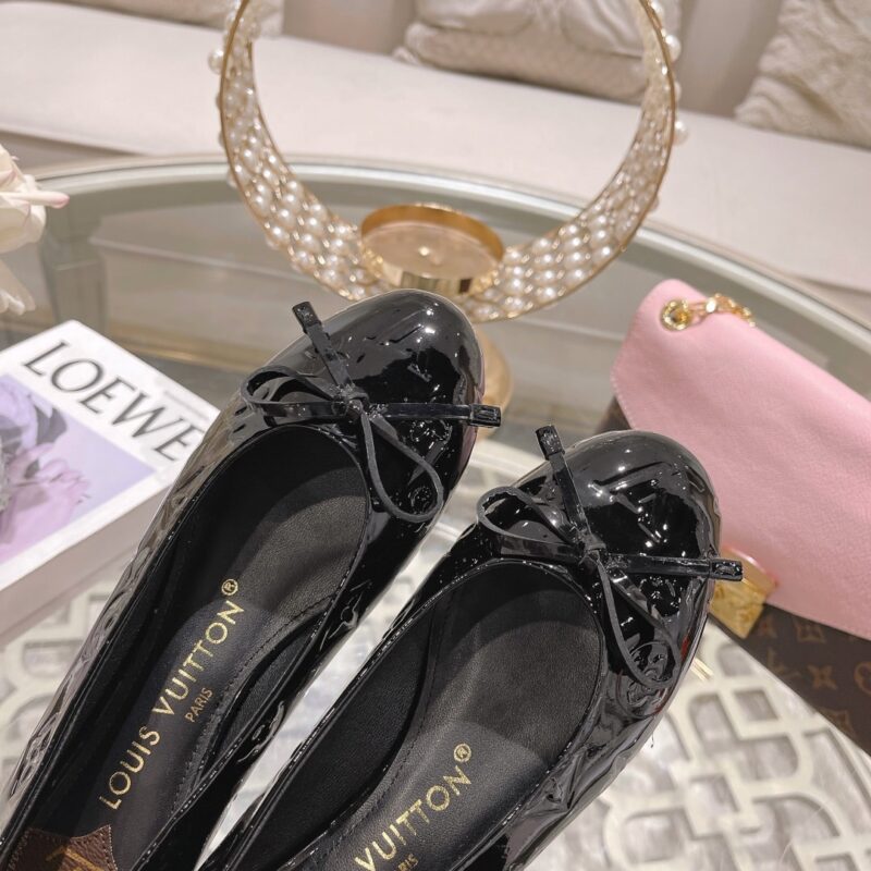 Alternative view of LOUIS VUITTON NINA FLAT BALLERINA BLACK
