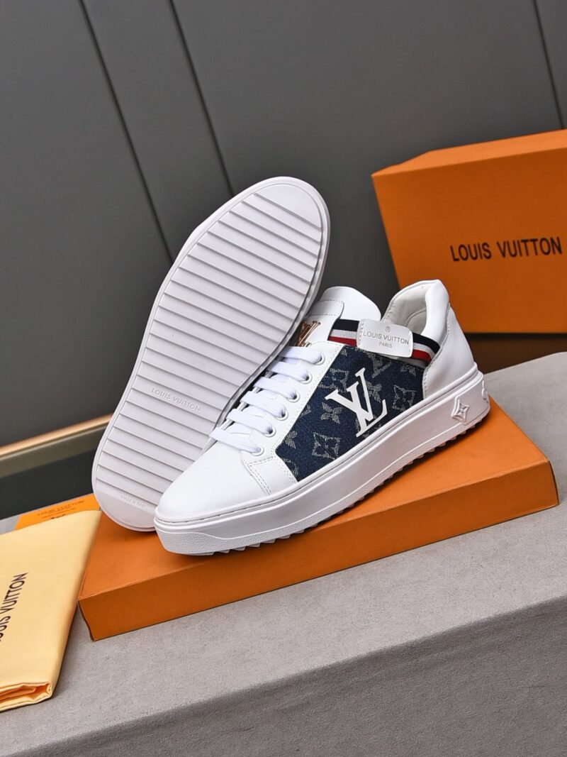 Alternative view of LOUIS VUITTON TRAINER WHITE DENIM