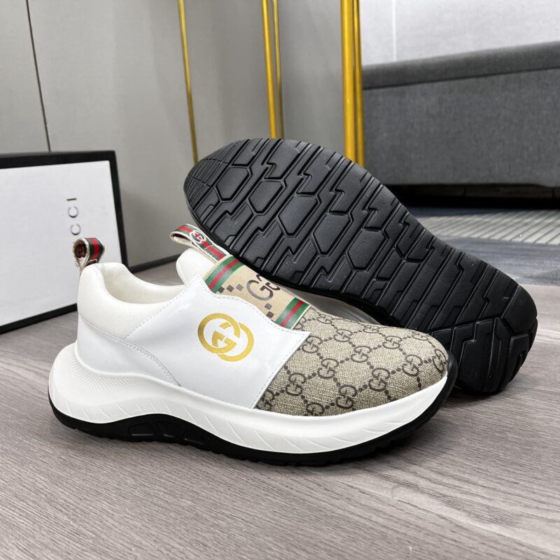 Alternative view of GUCCI SNEAKER GG CANVAS BEIGE WHITE