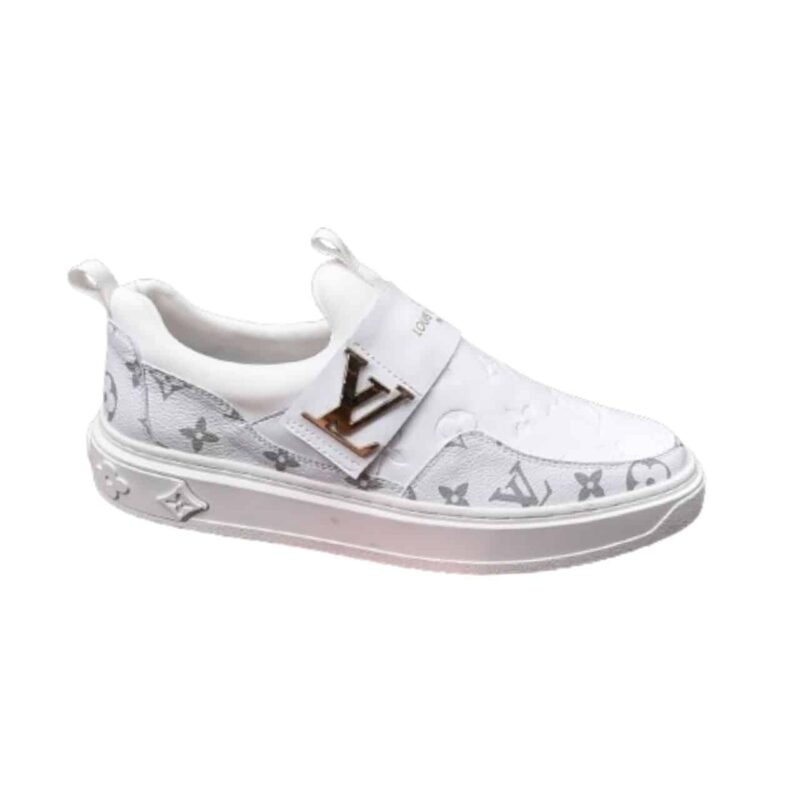 LOUIS VUITTON SLIP ON MONOGRAM WHITE