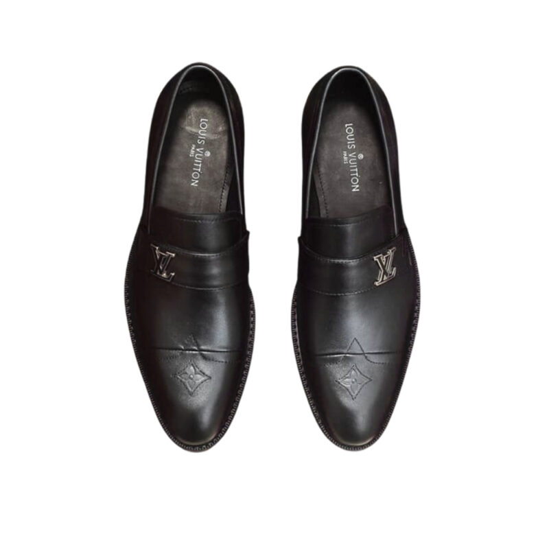LOUIS VUITTON MEN LOAFERS BLACK