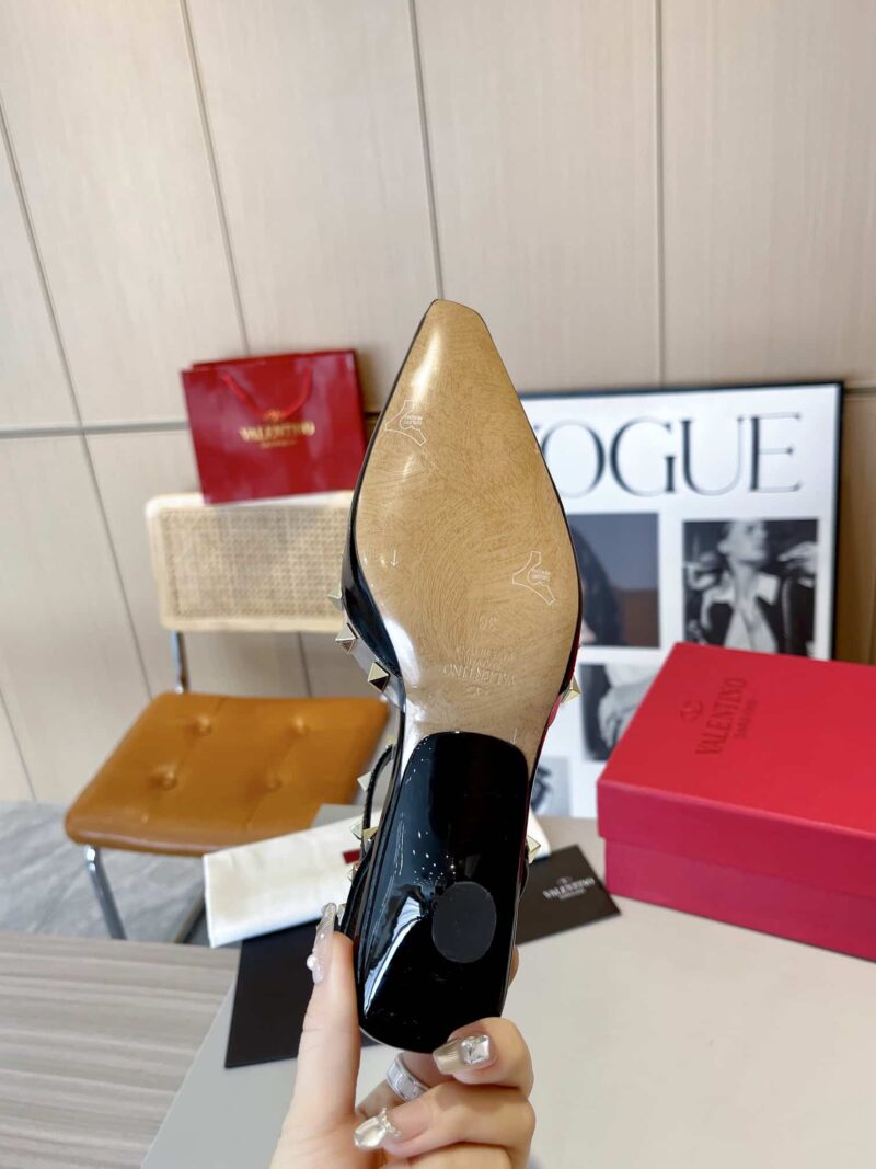 Alternative view of VALENTINO GARAVANI BLACK ROCKSTUD COUTURE PUMPS BLACK