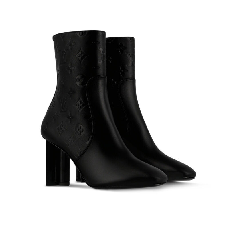 Louis Vuitton Silhouette Ankle Boot Black 1Abp9J