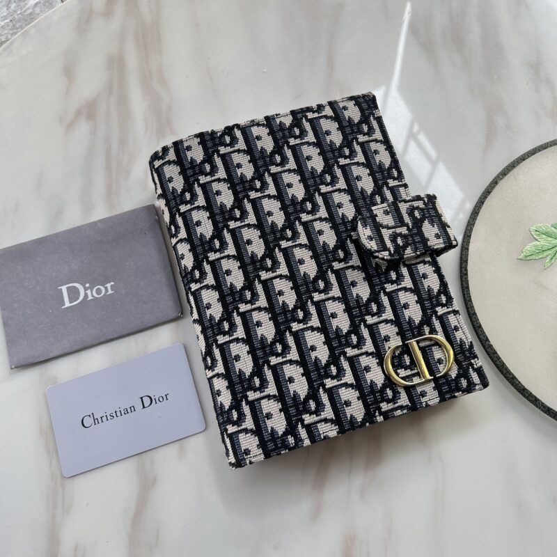 Alternative view of DIOR OBLIQUE JACQUARD WALLET BLACK 19CM