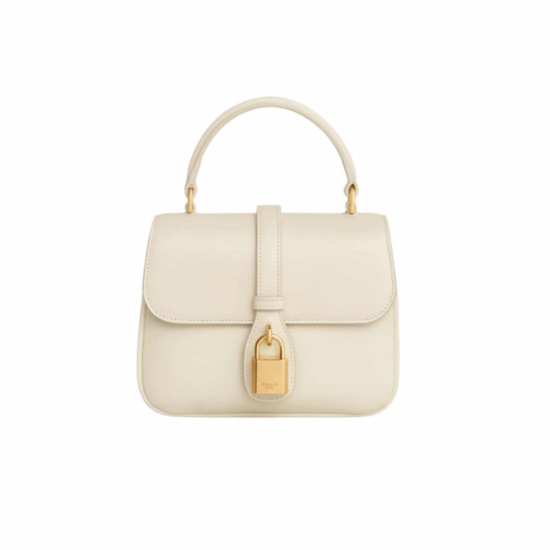 CELINE MINI TABOU IN SMOOTH WHITE 17CM 10L343FB6 01HI