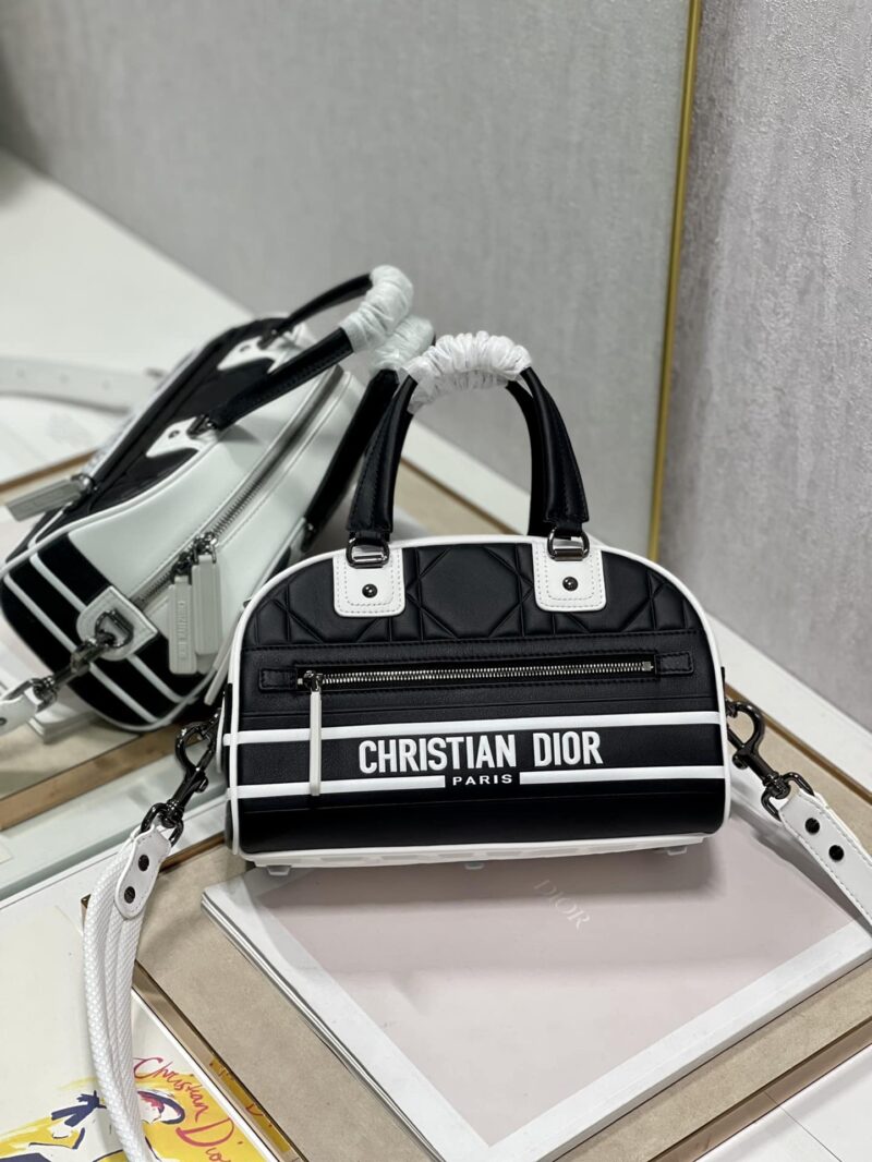 Alternative view of DIOR VIBE ZIP BOWLING BAG SMOOTH BLACK 25CM