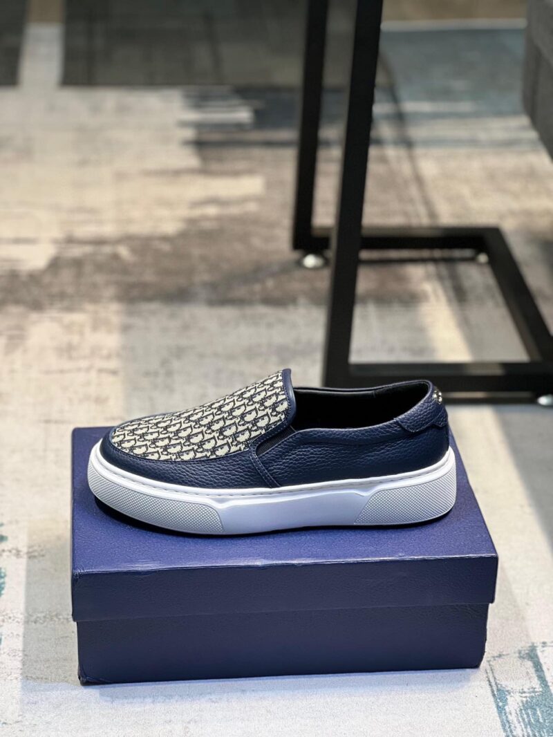 Alternative view of DIOR MEN’S SLIP ON LEATHER AND BLUE