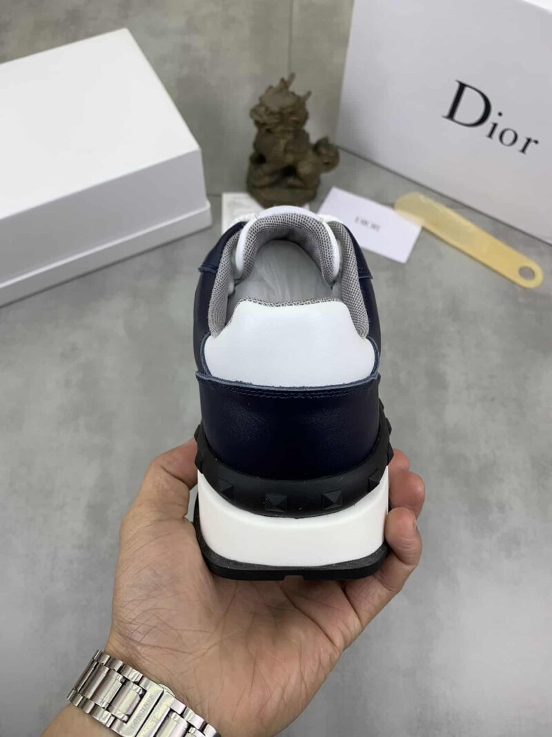 Alternative view of DIOR RUNNER SNEAKER SMOOTH CD PATTERN BLACK AND WHITE