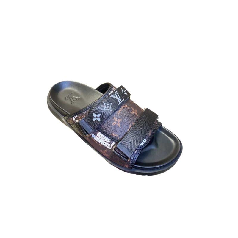 LOUIS VUITTON LV MONOGRAM SANDAL WITH LOGO BROWN