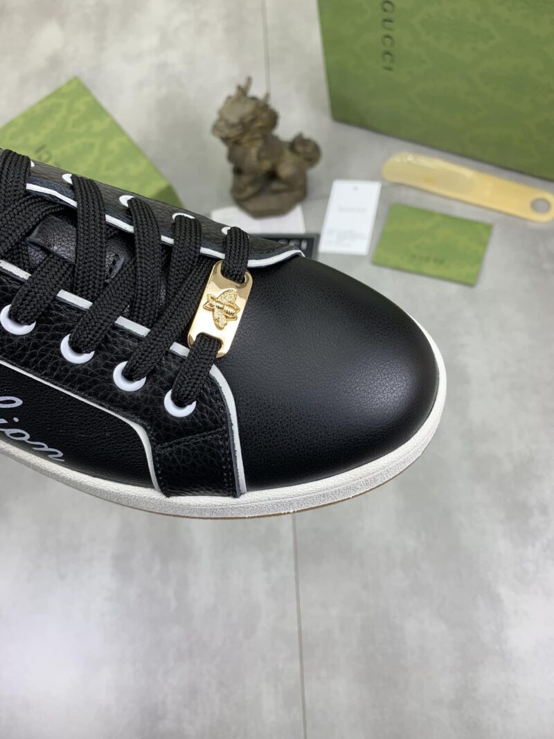 Alternative view of GUCCI CLASSIC FASHION SNEAKER WITH EDGE BLACK