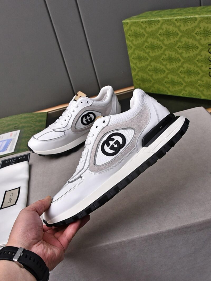 Alternative view of GUCCI DOUBLE G MEN'S RUN SNEAKER BEIGE