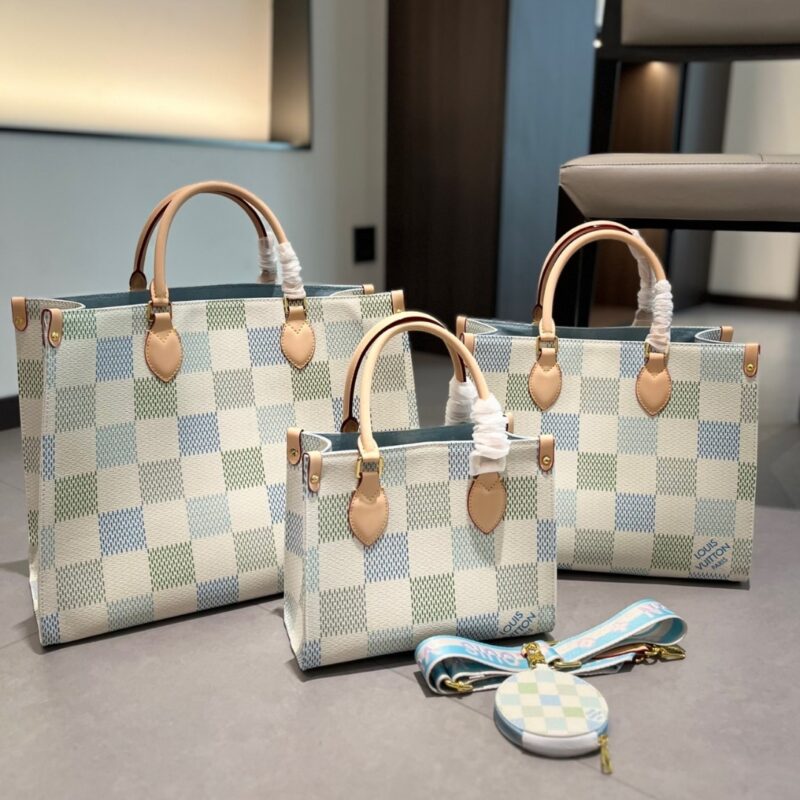 Alternative view of LOUIS VUITTON ONTHEGO MM DAMIER CANVAS PISTACHIO 35CM N40518