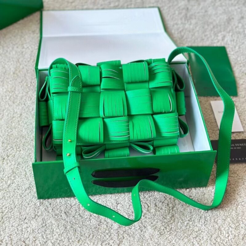 Alternative view of BOTTEGA VENETA  FRINGE CASSETTE CROSSBODY BAG PARAKEET 22CM