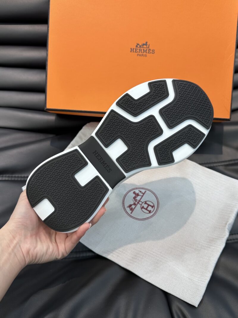 Alternative view of HERMES HEROS SNEAKER BLACK WHITE H232985ZH90400