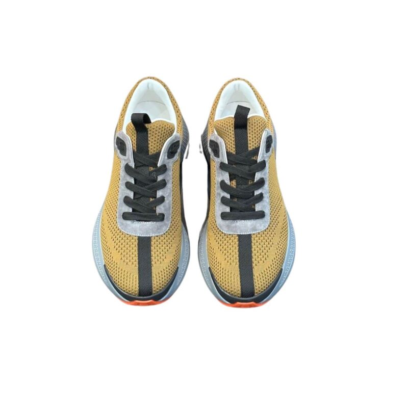 HERMES HEROS SNEAKER KHAKI GRAY H232985ZH1R400