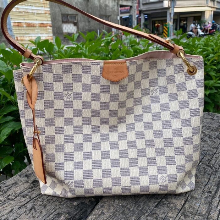 Alternative view of LOUIS VUITTON GRACEFUL PM DAMIER AZUR 35CM N42249