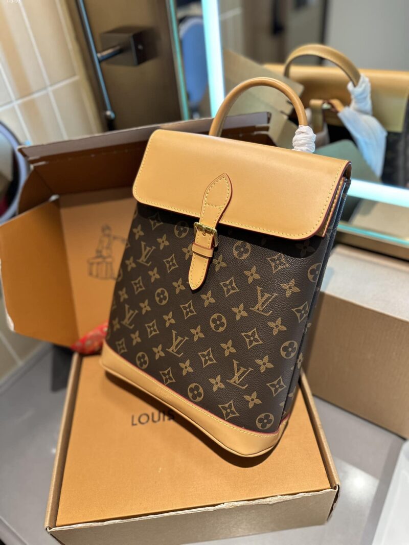 Alternative view of LOUIS VUITTON SOHO BACKPACK MONOGRAM CANVAS BEIGE 30CM