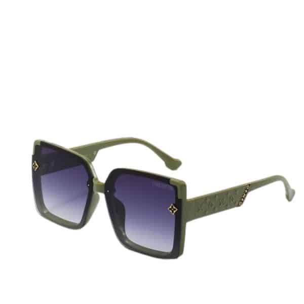 LOUIS VUITTON MONOGRAM SQUARE GLASSES GREEN