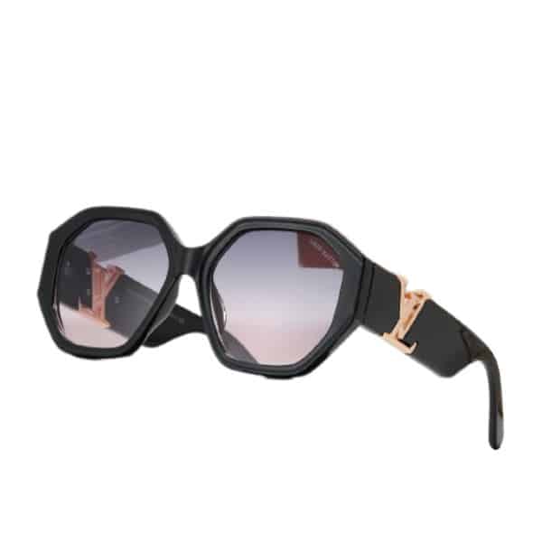 LOUIS VUITTON LV ICON ROUND GLASSES BLACK