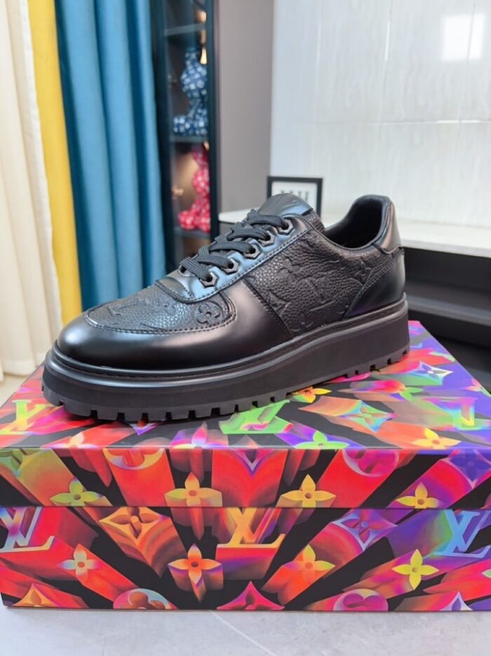 Alternative view of LOUIS VUITTON MEN’S SNEAKERS MONOGRAM EMPREINTE ALL BLACK